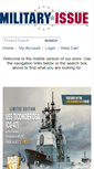 Mobile Screenshot of militaryissue.com